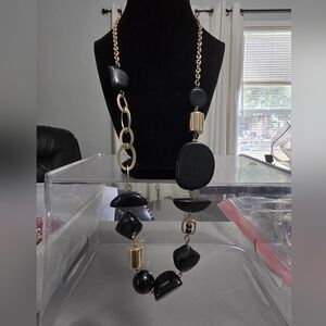 Chico’s Black /Gold  Necklace